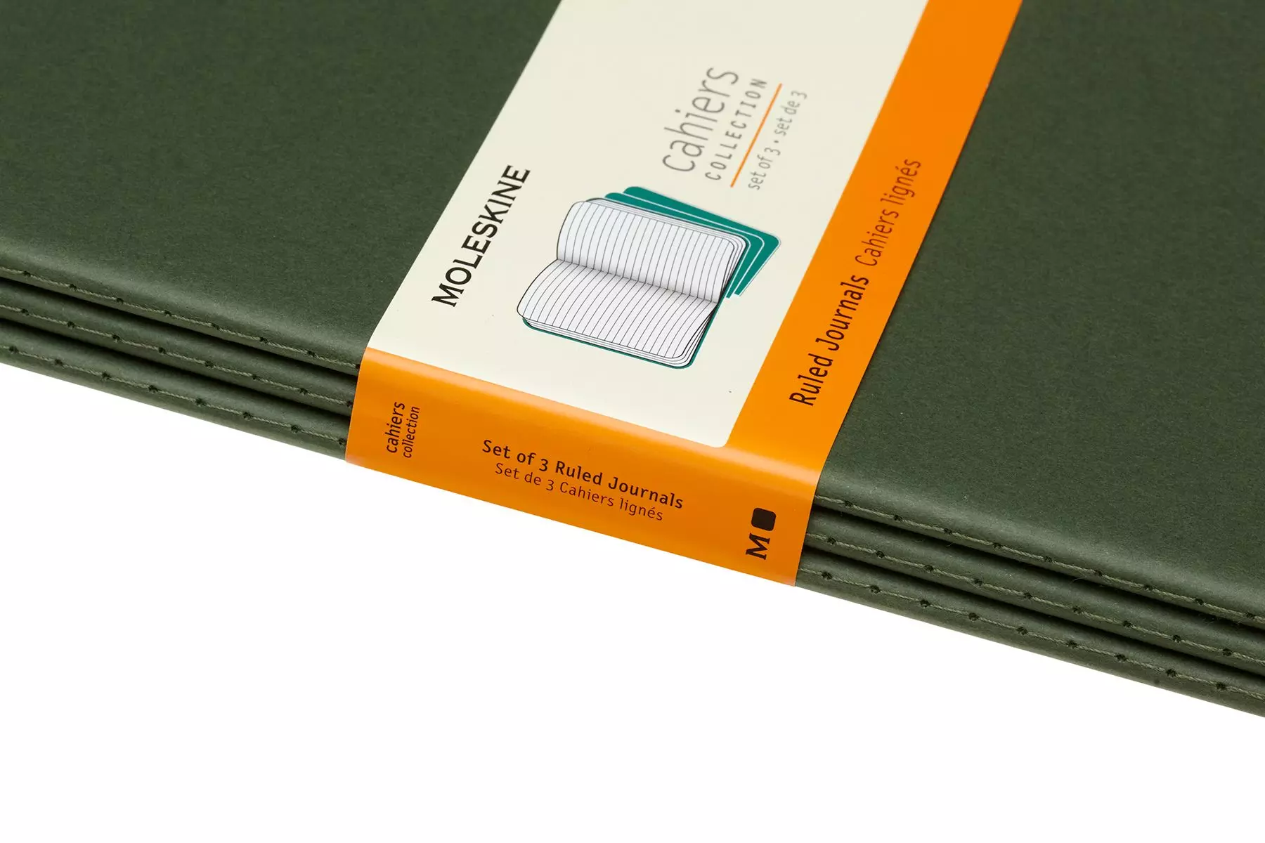 Een Moleskine Cahier Ruled Notebook XL Myrtle Green koop je bij Moleskine.nl